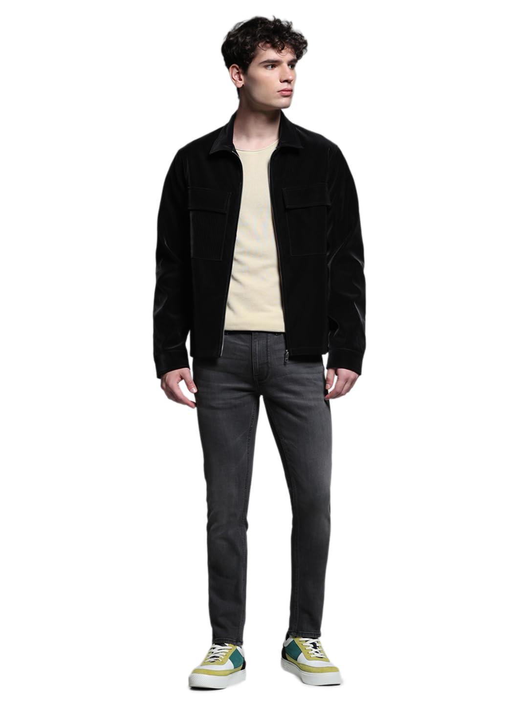 Men\'s Polyester Standard Length A-Line Coat - Image 13