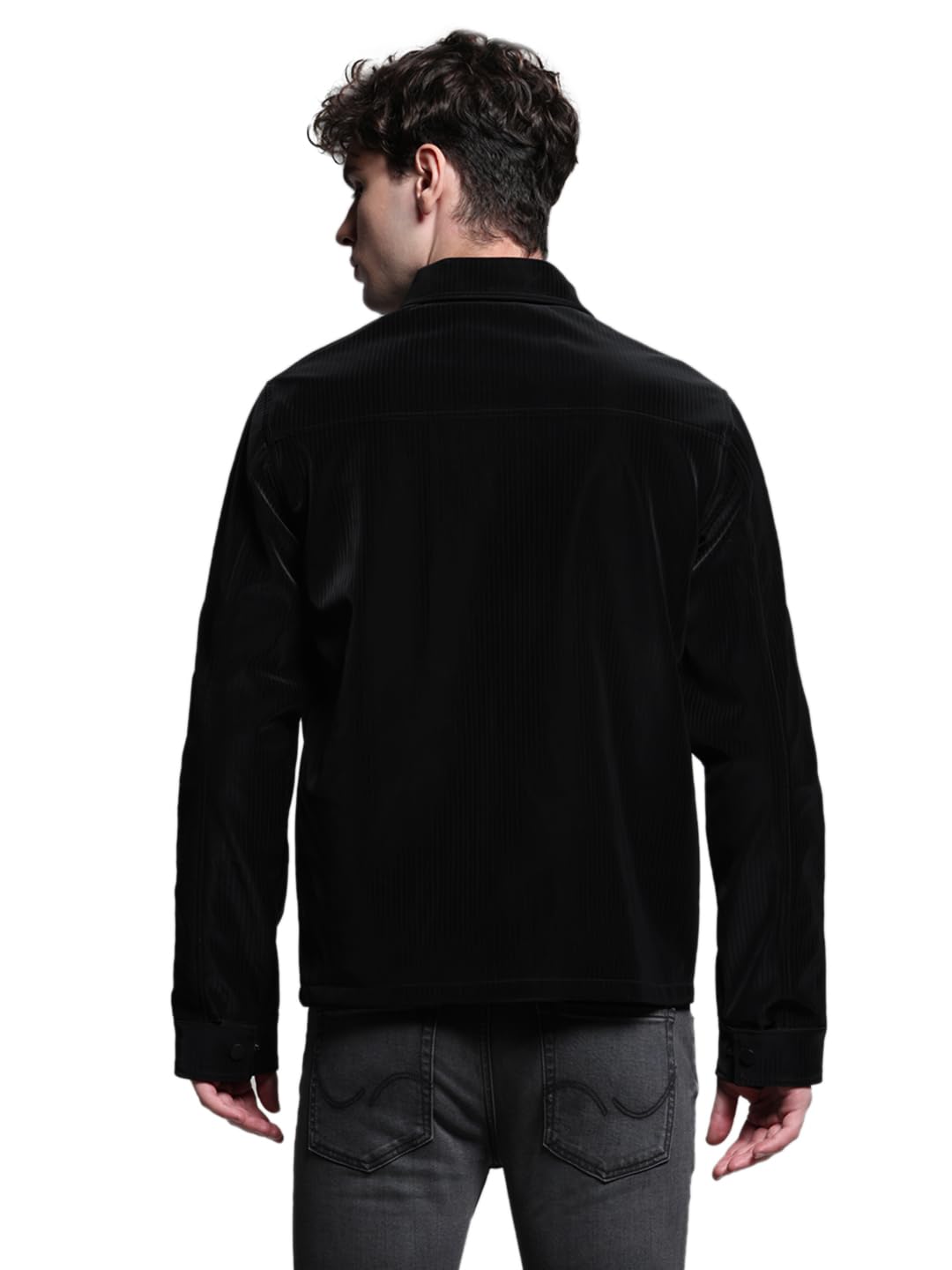 Men\'s Polyester Standard Length A-Line Coat - Image 11