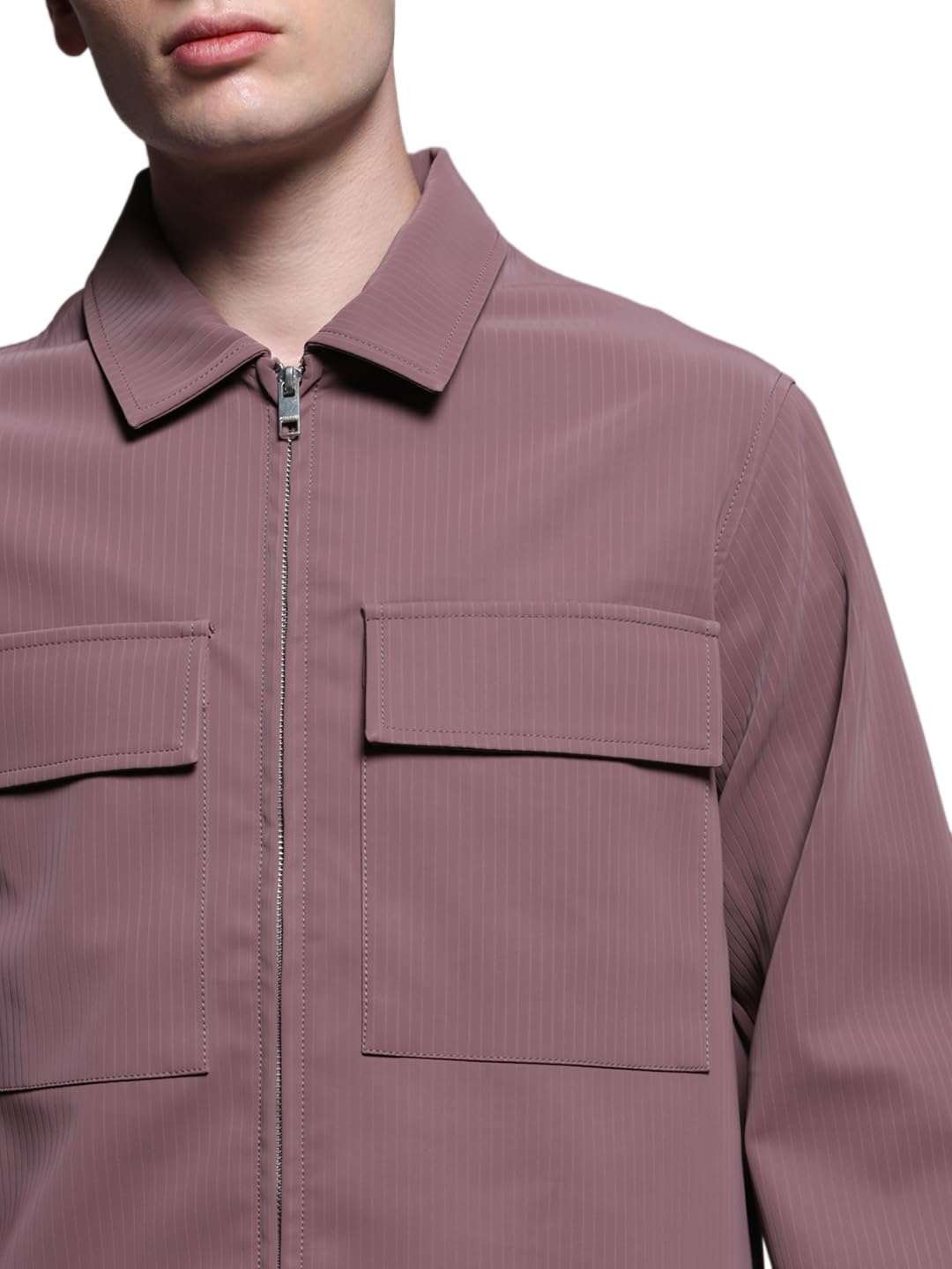 Men\'s Polyester Standard Length A-Line Coat - Image 5