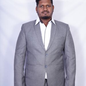 Front Office Executive Uniform for Men - Grey Suit Set, Size 34 (Shirt, Pant, Blazer)