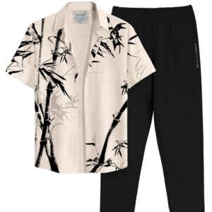 Clothing Set with Trendy Shirt & Pants Co-ords for Men