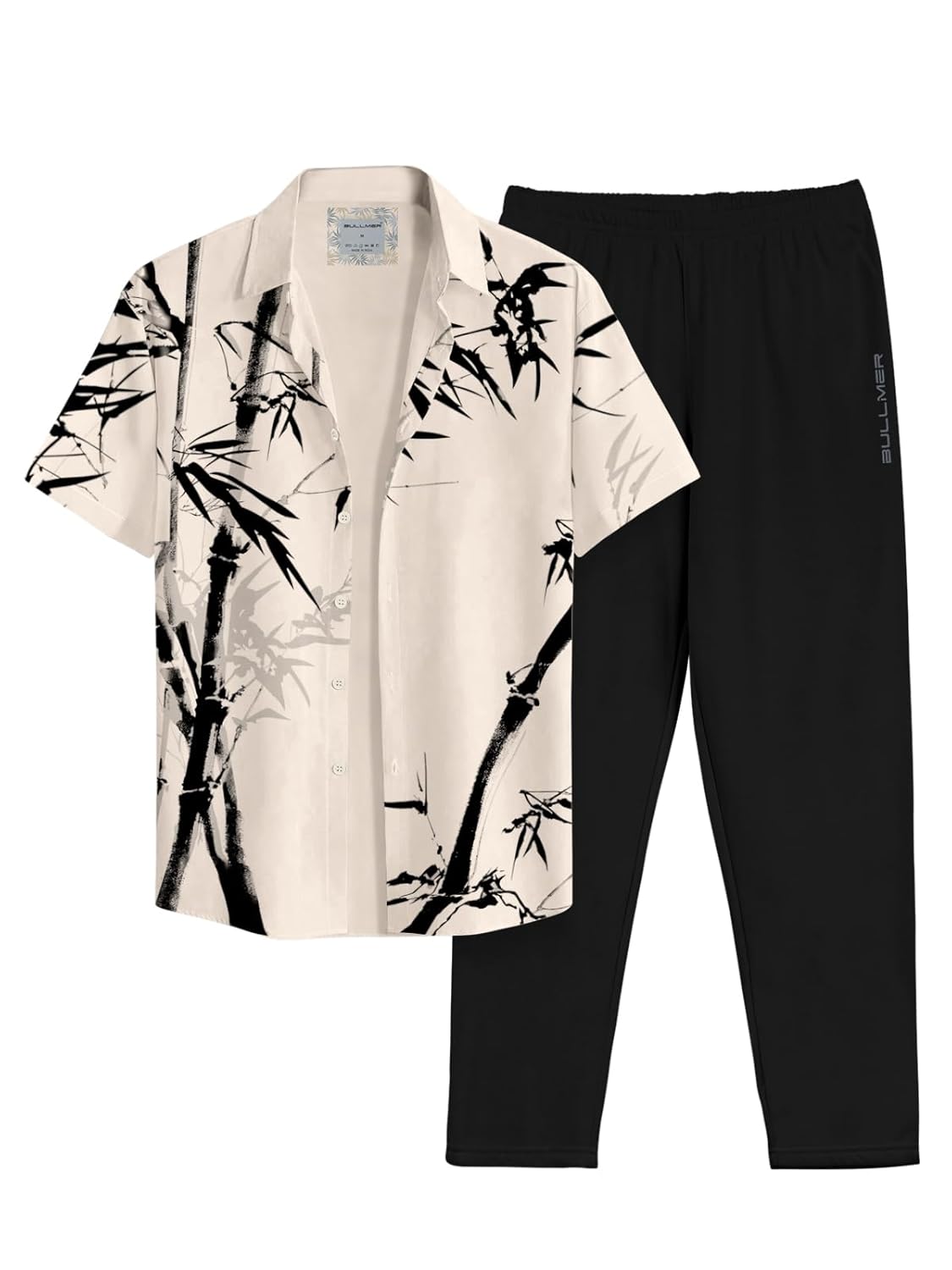 Clothing Set with Trendy Shirt & Pants Co-ords for Men