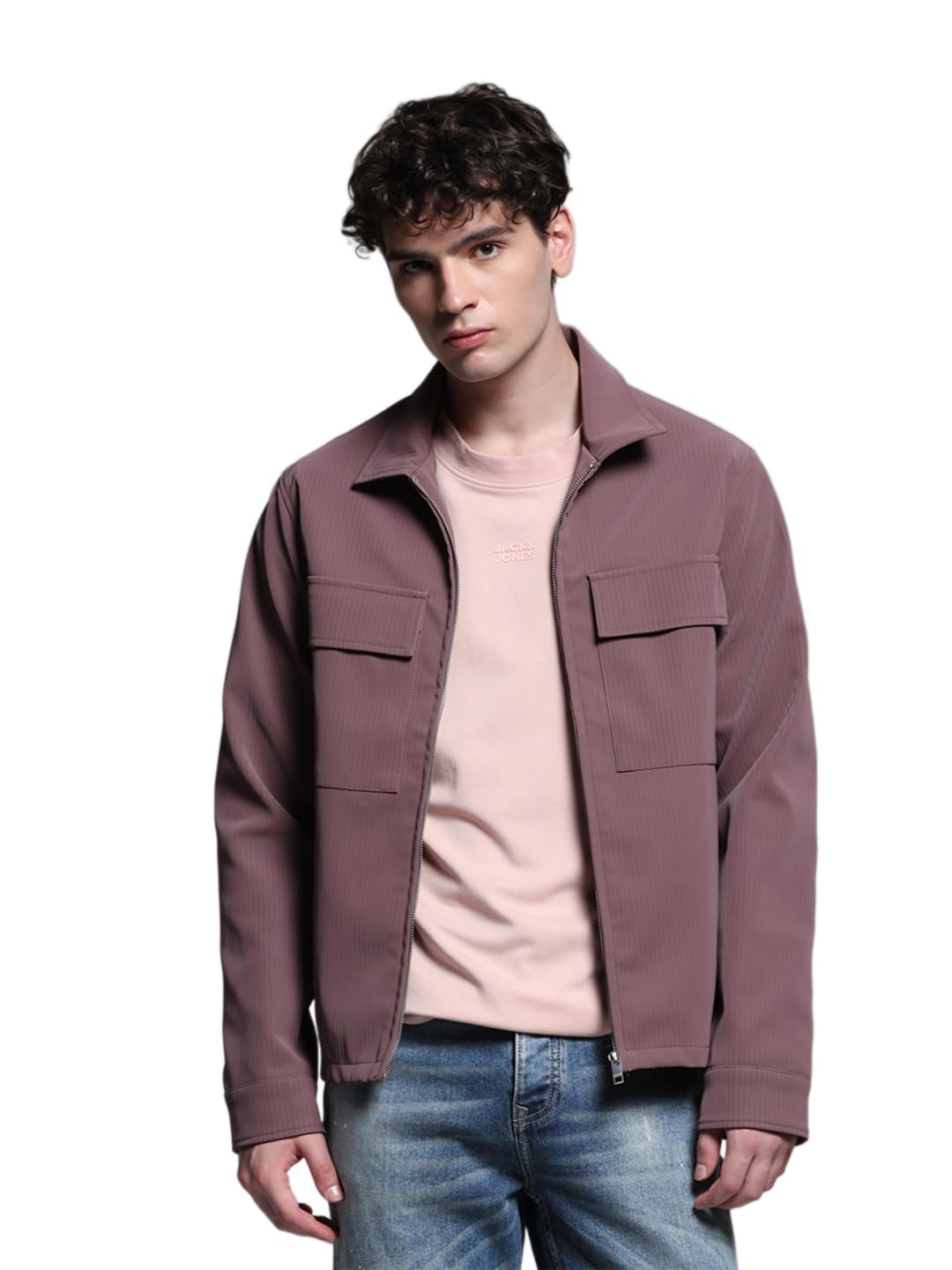 Men\'s Polyester Standard Length A-Line Coat - Image 2