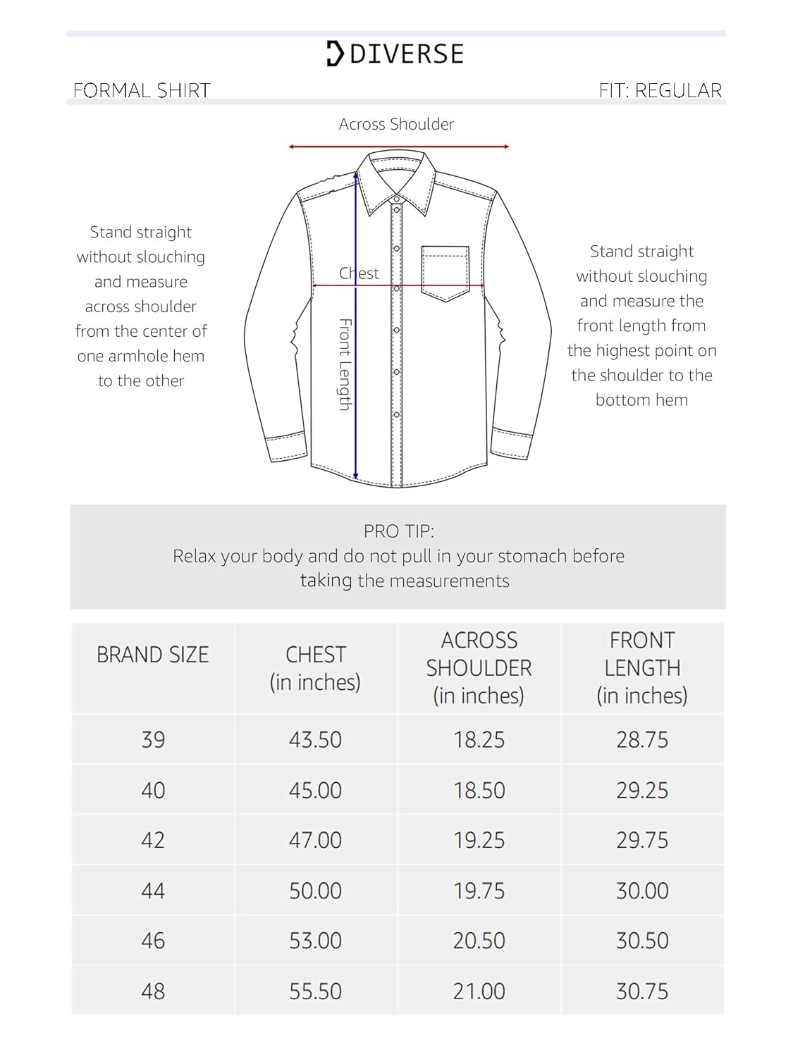 Men\'s Solid Regular Fit Formal Shirt (DCMFH02RC17KA2-739A_Sky Blue_44) - Image 6