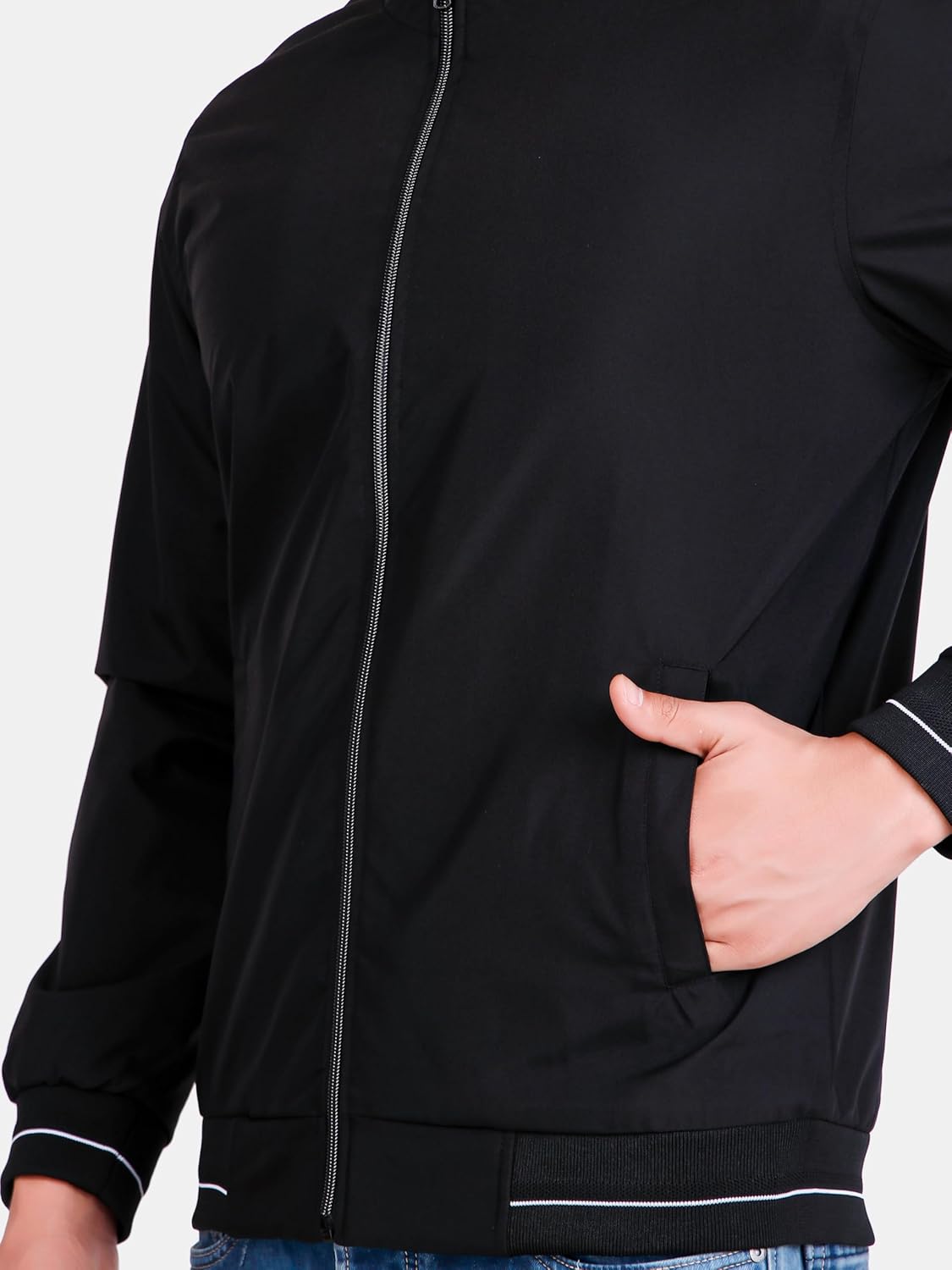 Men\'s Bomber Jacket | Lightweight Casual Zip-Up Jacket | Stylish Slim Fit Outerwear for All Seasons - Image 13