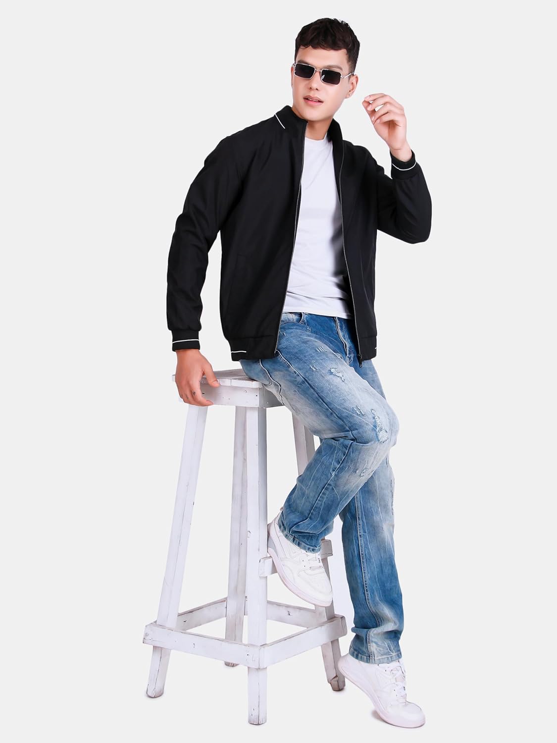 Men\'s Bomber Jacket | Lightweight Casual Zip-Up Jacket | Stylish Slim Fit Outerwear for All Seasons - Image 11