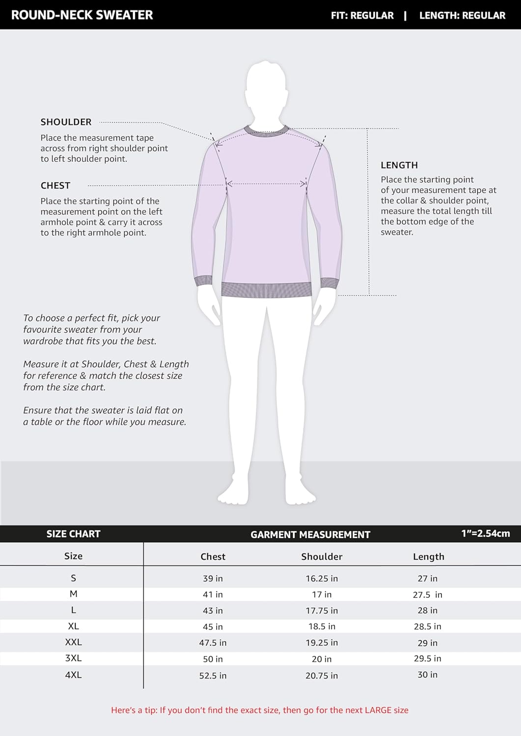 Men Acrylic LS Gradient Grunge Sweater Pullover - Image 4
