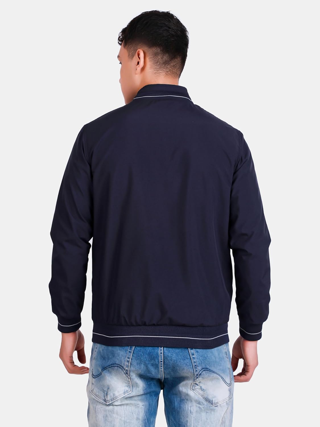 Men\'s Bomber Jacket | Lightweight Casual Zip-Up Jacket | Stylish Slim Fit Outerwear for All Seasons - Image 7