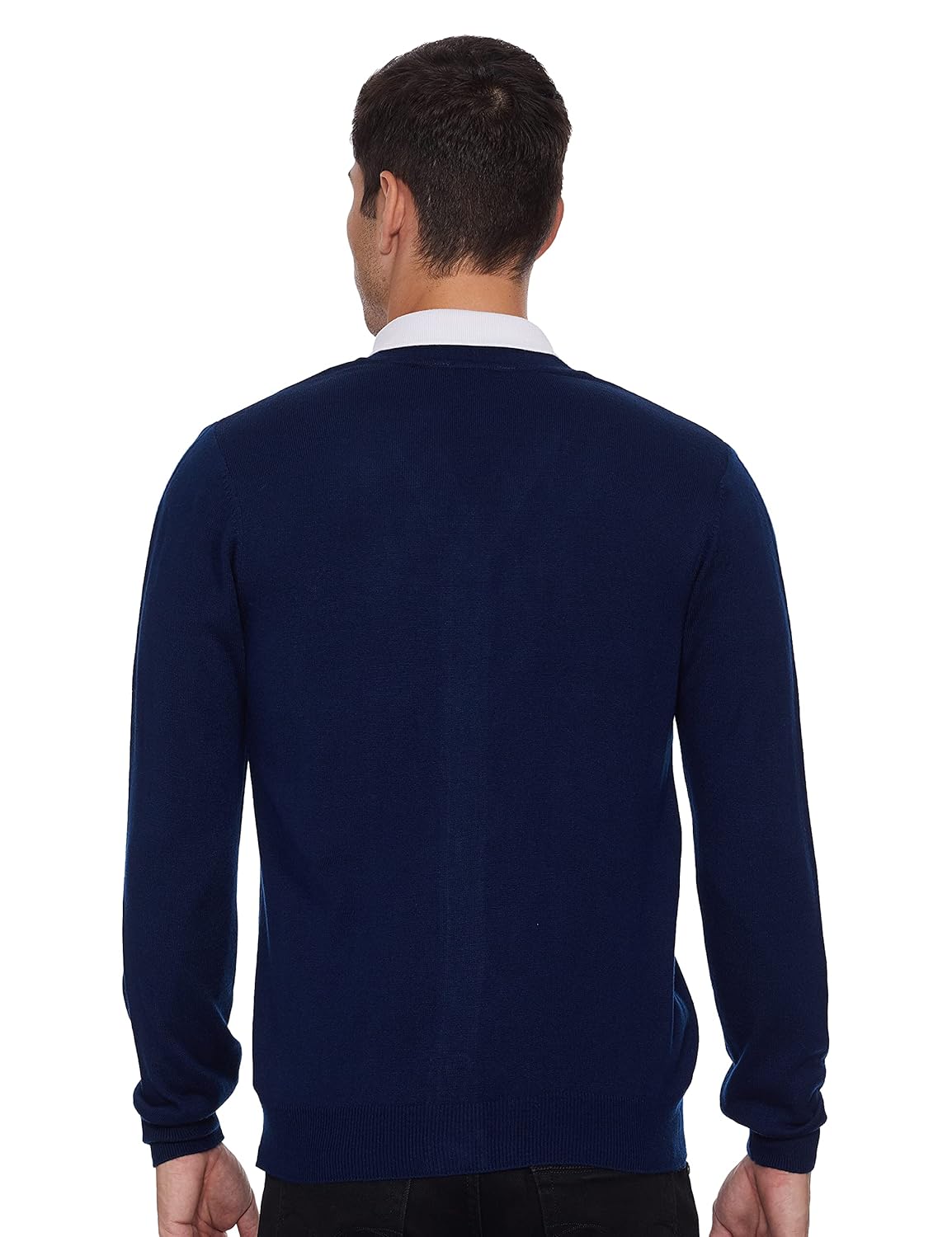 Men\'s Acrylic V Neck Casual Sweater - Image 2