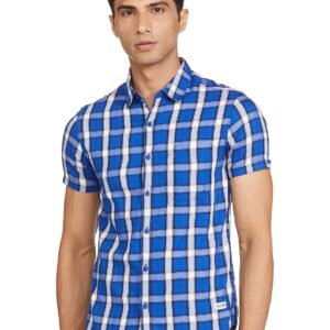 Checks Cotton Slim Fit Mens Casual Shirt