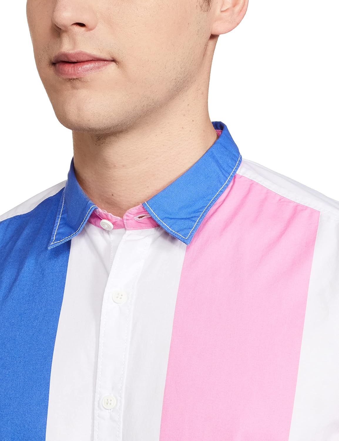 Men\'s Cotton Solid Regular Fit Shirt - Image 3