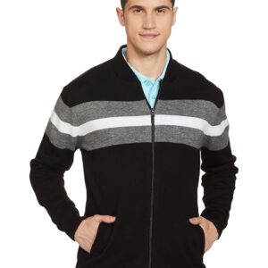 Men\'s Acrylic Round Neck Blouson Sweater