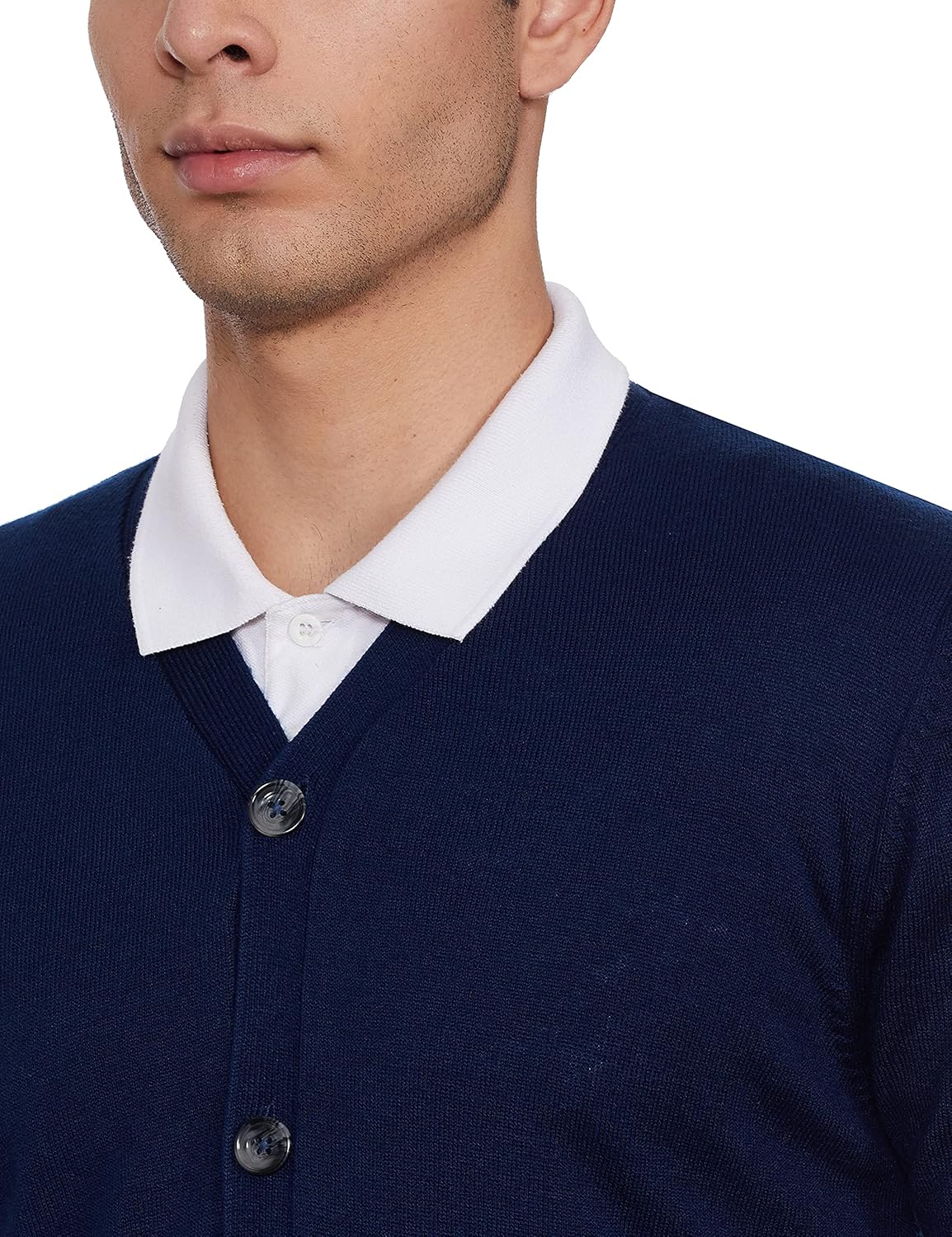 Men\'s Acrylic V Neck Casual Sweater - Image 3