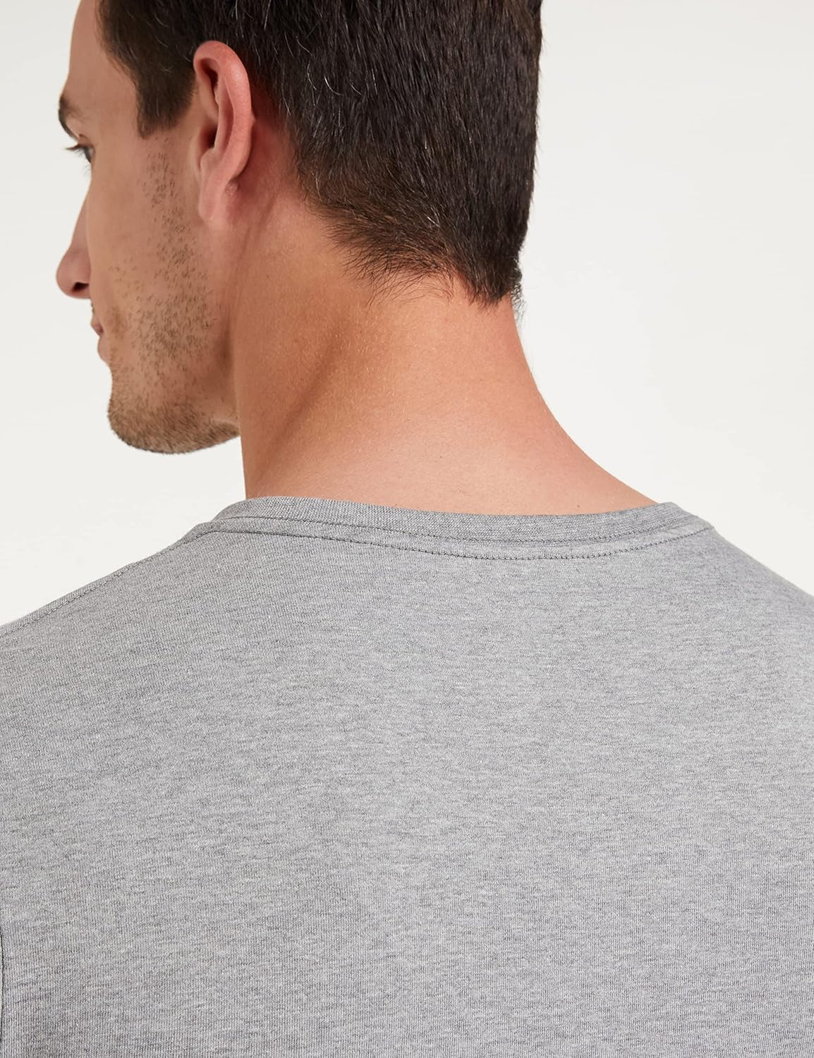 Men\'s Solid Cotton T Shirt | Plain | V Neck | Half Sleeve - Regular Fit | Combo Pack of 3 (Available in Plus Size) - Image 8