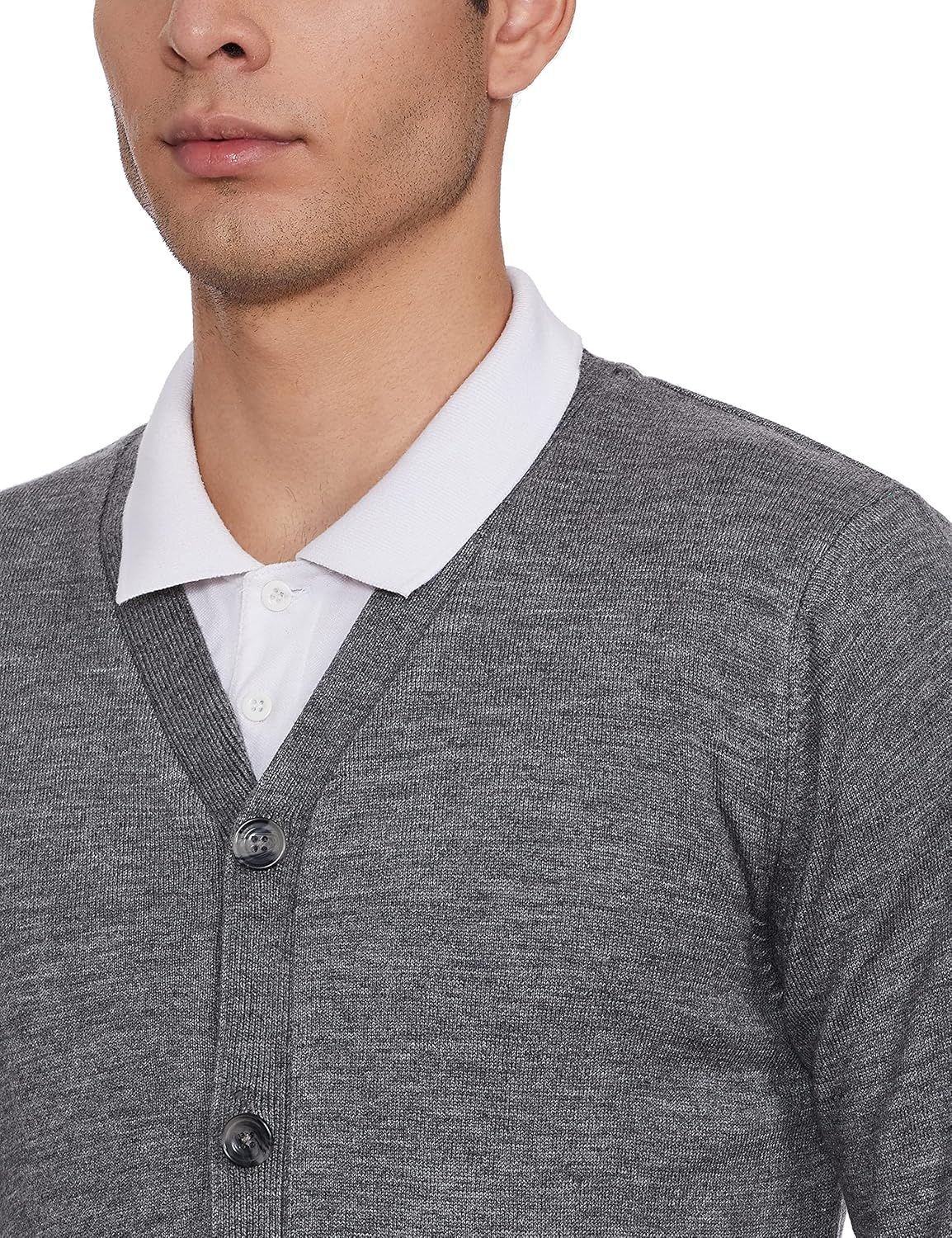 Men\'s Acrylic V Neck Casual Sweater - Image 8
